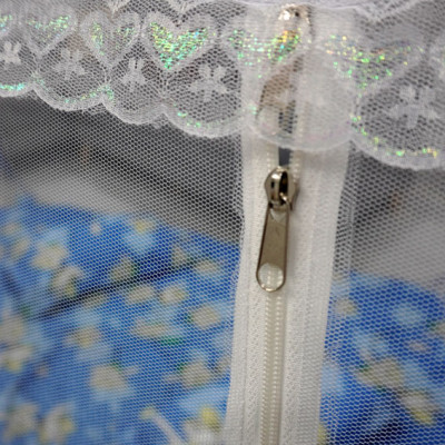 Mùng chụp chống muỗi tự bung xếp gọn đỉnh rộng MỘC MIÊN -Màn chụp xếp gọn  [Tặng Cặp vỏ Gối]