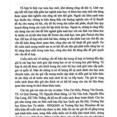 Sách - Các vấn đề trong Tổ hợp