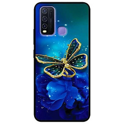 Ốp lưng dành cho Vivo Y30 - Y30i - Y50 mẫu Bướm Xanh