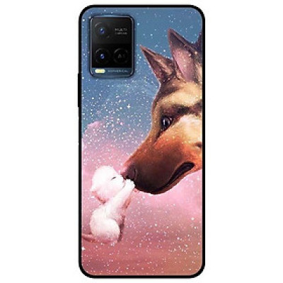 Ốp lưng dành cho Vivo Y21 - Vivo Y21s mẫu Cún Con Trắng
