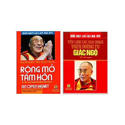 Combo Rộng Mở Tâm Hồn + Yếu Lược Các Giai Đoạn Trên Đường Tu Giác Ngộ (Bộ 2 Cuốn)