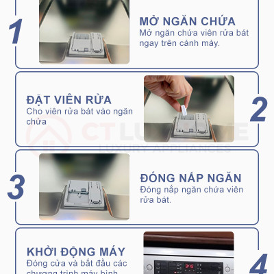 Viên rửa bát Finish Quantum All in one 60 viên không mùi - Châu Âu