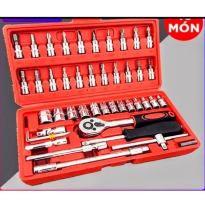 BỘ DỤNG CỤ ĐỒ NGHỀ SỮA CHỮA 46 CHI TIẾT THÁO LẮP ĐA NĂNG