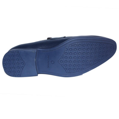 HC7511- Giày tây nam Huy Hoàng màu xanh đậm