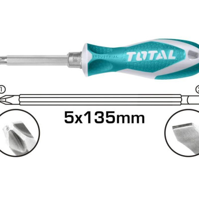 BỘ TUA VÍT  2 TRONG 1 TOTAL THT250226 - HÀNG CHÍNH HÃNG
