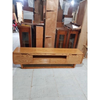 Kệ thuyền gỗ sồi sơn 2 màu