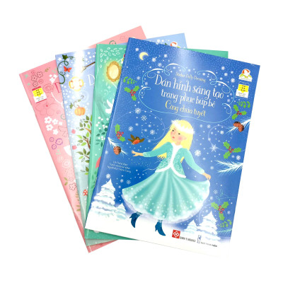 Bộ Sticker Dolly Dressing - Dán Hình Sáng Tạo Trang Phục Búp Bê - Bộ 2 (Bộ 4 Tập)