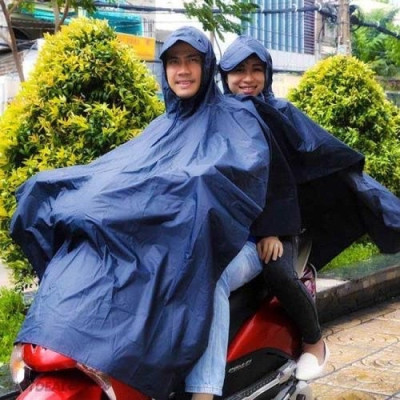 Áo Mưa 2 đầu Người Vải Dù Siêu Bền , Chống Thấm ,  Rộng , Phù Hợp Cho Nam Và Nữ 