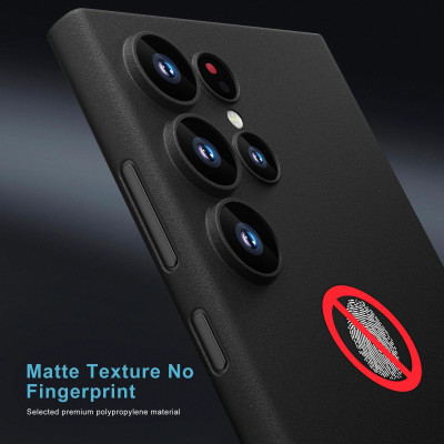 Ốp lưng nhám cho Samsung Galaxy S24 Ultra / S24 Plus hiệu Memumi Slim siêu mỏng 0.3mm có màng bảo vệ Camera (mặt lưng nhám mềm mịn) - hàng nhập khẩu