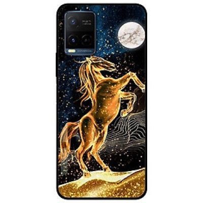 Ốp lưng dành cho Vivo Y21 - Vivo Y21s mẫu Chú Ngựa Vàng