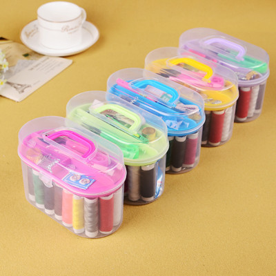 Hộp Kim Chỉ May Vá Quần Áo Xách Tay Mini Đa Năng - Hàng Chính Hãng