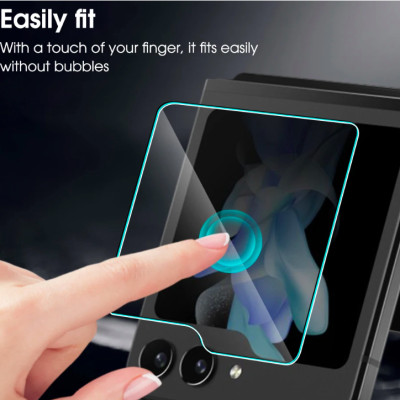 Dán kính cường lực cho Samsung Galaxy Z Flip 7 , Z Flip 6 Full màn hình phụ nano bền, đẹp, hiệu Kuzoom -hàng chính hãng