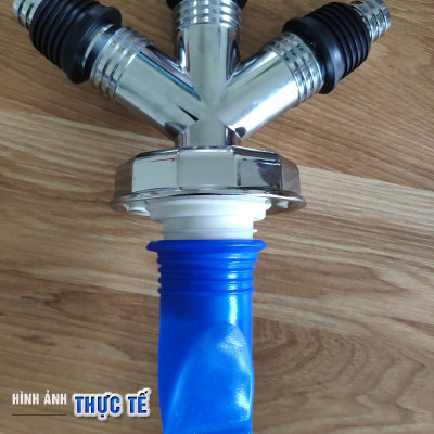 Bộ thoát nước máy giặt, thoát nước thải, nước thoát sàn nhà tắm, vệ sinh kiêm chống mùi hôi, ngăn côn trùng trào ngược – Bộ chia 3, MIHOCO 312