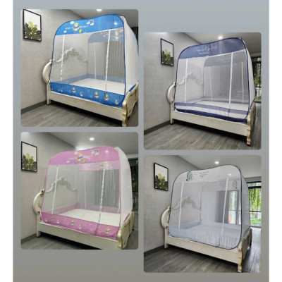 Màn Chụp Đỉnh Vuông Cao Cấp Mộc Miên ( Hình thật )