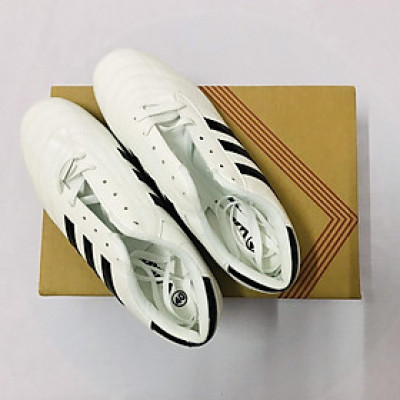 Cực phẩm Đôi giày đá banh cao cấp, Giày 3 Sọc Trắng  đá sân cỏ nhân tạo 2022