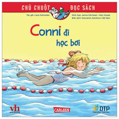 Sách - Chú Chuột Đọc Sách - Conni Đi Học Bơi