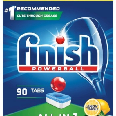 COMBO FINISH: Viên rửa bát All in one 90 viên + Muối 1,2kg