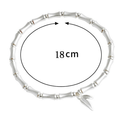 LẮC TAY ĐỐT TRE MẠ  BẠC BỘ BỘ CAO THĂNG MỌI SỰ THĂNG TIẾN