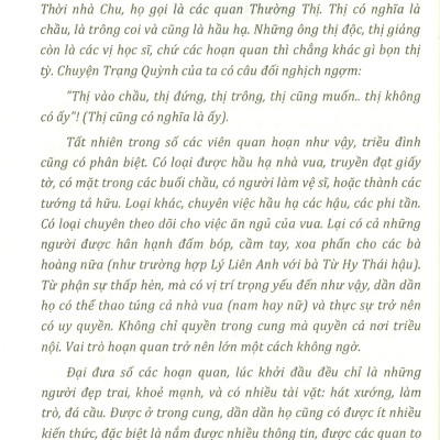 Quan Thái Giám Trong Hoàng Cung Việt