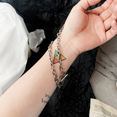 Vòng cổ dây chuyền khoá OT nam nữ đa phong cách