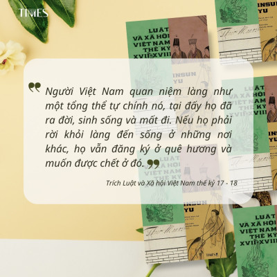 Luật Và Xã Hội Việt Nam Thế Kỷ XVII - XVIII - Insun Yu - Nguyễn Quang Ngọc dịch - (bìa mềm)