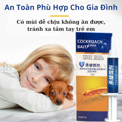Gel Diệt Gián, Kiến Dạng Ống An Toàn Cho Gia Đình, Có Mùi Thơm Dễ Chịu Cho Nhà Ở, Văn Phòng Legaxi