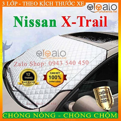 Bạt Phủ Ô Tô Nissan XTrail Cao Cấp 3 Lớp Chống Nắng Nóng Chống Nước Chống xước