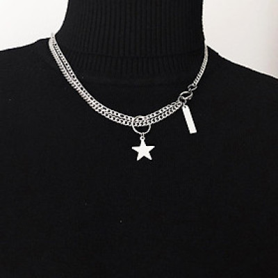 Dây chuyền vòng cổ mix thanh và ngôi sao