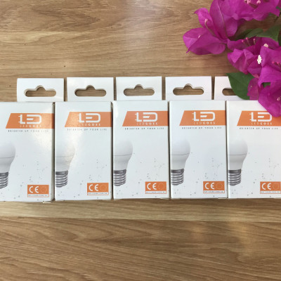 COMBO 5 Bóng đèn LED bulb tròn LEDGOES 3W