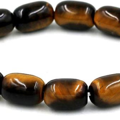 Vòng tay chuỗi hạt đá hình bầu 10mm kèm hộp gỗ