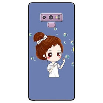 Ốp lưng dành cho Samsung Note 8 - Note 9 - Note 10 - Note 10 Plus mẫu Cô Gái Búi Tóc