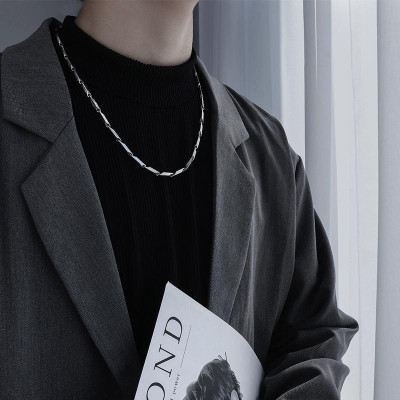 Dây chuyền cao cấp đẹp nam titan sang trọng inox thép không gỉ hỏa tiển trơn trangsucpt 4mm PTDCNA14