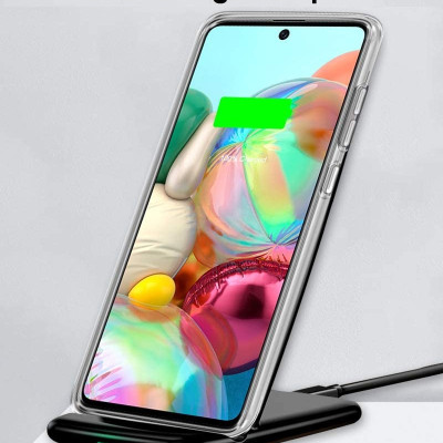 Ốp lưng silicon dẻo trong suốt mỏng 0.6mm cho Samsung Galaxy A51 hiệu Ultra Thin độ trong tuyệt đối chống trầy xước - Hàng nhập khẩu