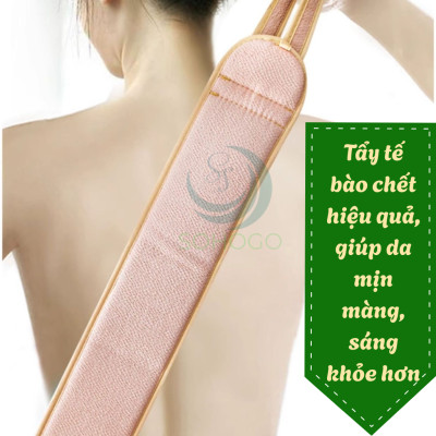 Bộ Tắm Chăm Sóc Da 3 Trong 1 – Cọ Lưng + Găng Tay + Bông Tắm