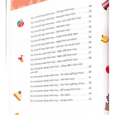 Thiên Tài Toán Học (4 - 5 Tuổi ) - Trò Chơi Hình Học