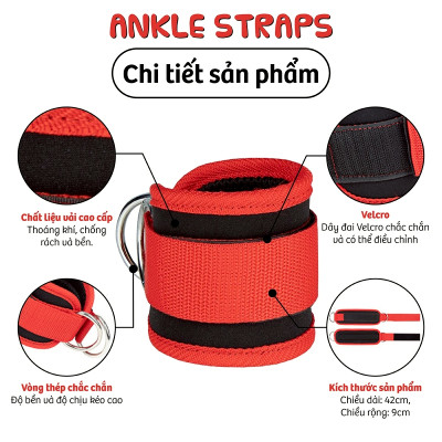 Dây đai đeo cổ chân tập gym Strength training ankle sleeve