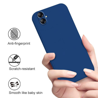 Ốp lưng silicon case cho Samsung Galaxy A06 4G , A06 5G mỏng 0.3mm chống bám bẩn mặt lưng siêu mềm mịn, có gờ bảo vệ camera - Hàng chính hãng