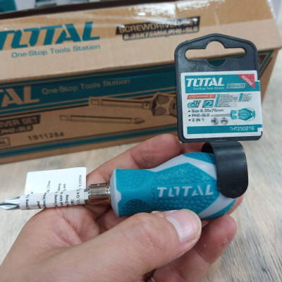 BỘ TUA VÍT 2 TRONG 1 TOTAL THT250216 - HÀNG CHÍNH HÃNG