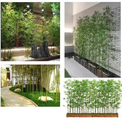 Cành trúc giả Cây trúc giả xịn nhiều lá - Size từ 120cm đến 200cm - Cây giả, hoa lụa Decor trang trí nhà cửa