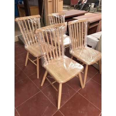 ghế đơn  nan gỗ