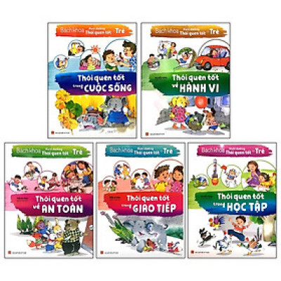 Combo Bách Khoa Nuôi Dưỡng Thói Quen Tốt Cho Trẻ 2 (Bộ 5 Cuốn)
