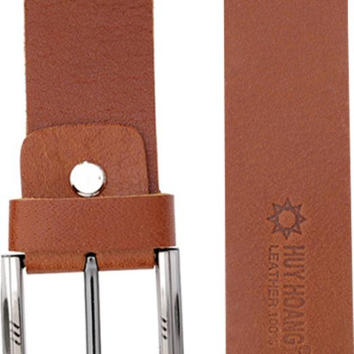 Thắt Lưng Nam Da Bò 1 Lớp Huy Hoàng HT4104 (120 x 3.5 cm) - Màu Da