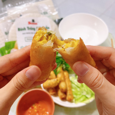 COMBO 10 Bánh tráng chả giò Shammi vuông 22cm 200g (bánh tráng cuốn chả giò,bánh đa nem xuất khẩu)