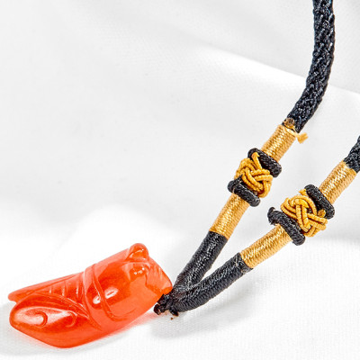 Mặt dây chuyền ngọc thiền mã não đỏ Ngọc Quý Gemstone