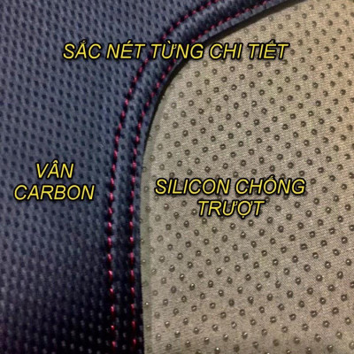 Thảm taplo da vân carbon cao cấp Toyota Raize 2021 - 2022