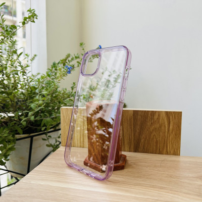 Ốp lưng Likgus dành cho iPhone 14 Plus trong viền màu tím - hàng chính hãng