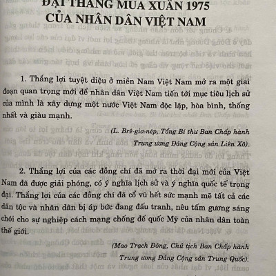 Đại Thắng Mùa Xuân 1975 Mốc Son Chói Ngời Trong Lịch Sử Dân Tộc