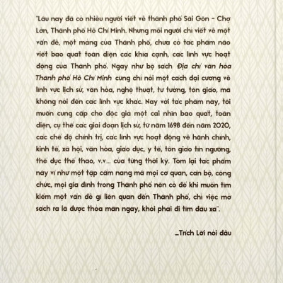 Gia Định - Sài Gòn - Thành Phố Hồ Chí Minh: Dặm Dài Lịch Sử (1698-2020) - Tập 1: 1698-1945 - Bìa Cứng (Tái Bản 2023)