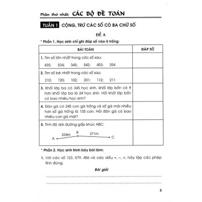 Sách - Vở Ôn Luyện Cuối Tuần Toán Lớp 3 Tập 1 - Dùng Chung Cho Các Bộ SGK Hiện Hành - Hồng Ân