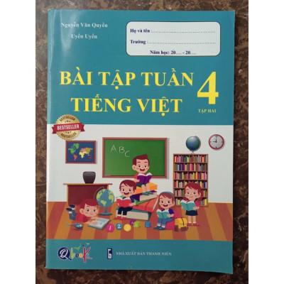 Sách - Bài tập tuần Tiếng Việt 4 tập 2